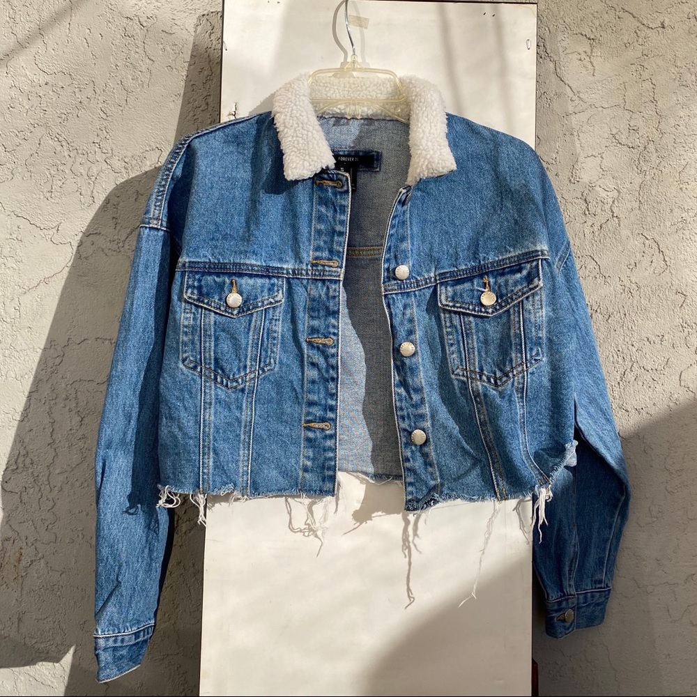 Cropped Denim Jacket